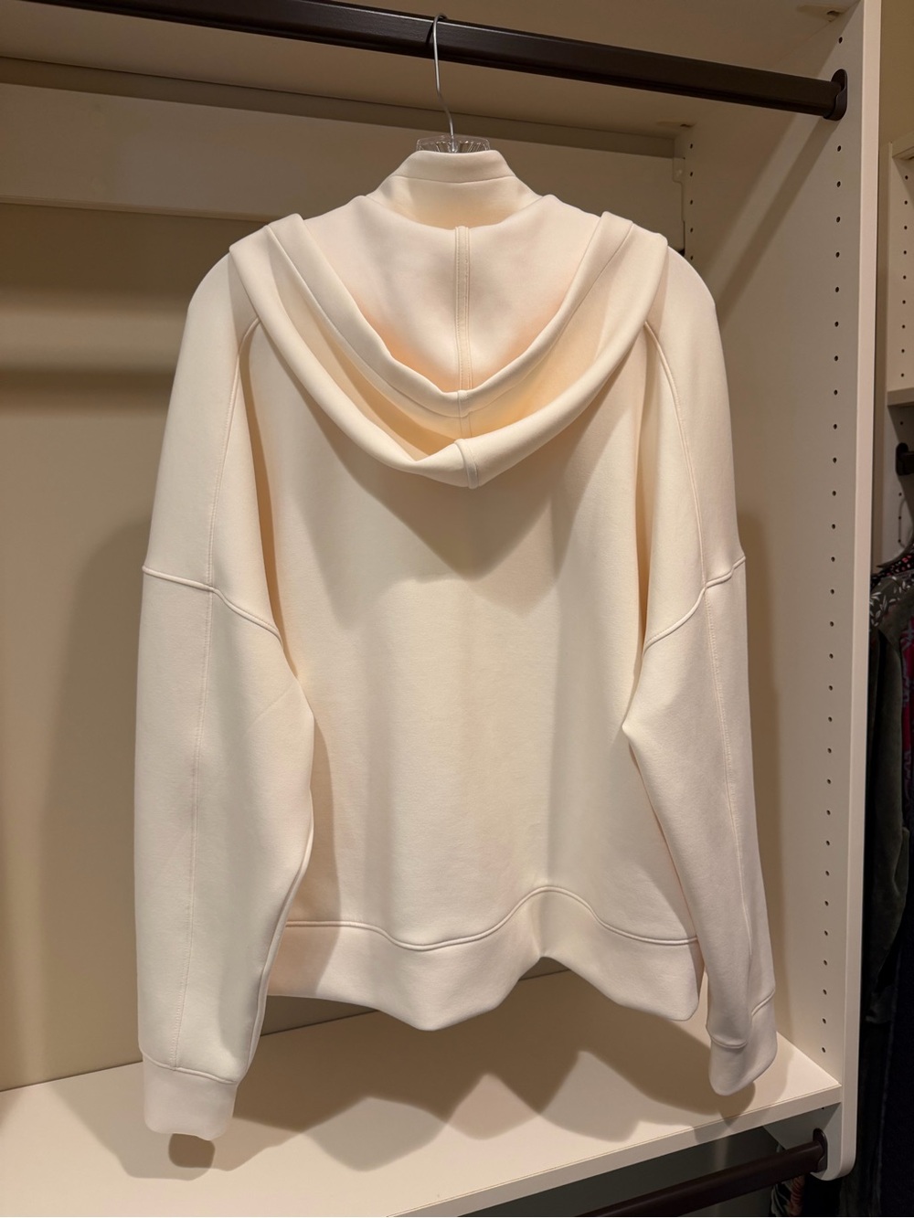 CALIA by Carrie Underwood Cream Zip-Up Hoodie Jacket - Picture 2 of 5